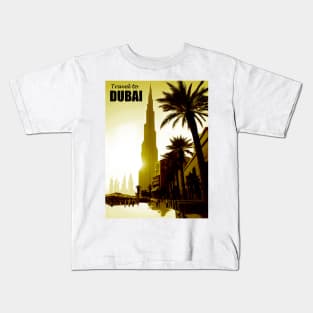 Dubai - United Arab Emirates Kids T-Shirt